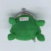 1pcs groda form cosplay grön djurpåse mynt handväska plånbok mjuk furry plush handväska gåva smart plånbok mini slim kort plånbok 1008 x2