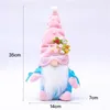 在庫パーティー用品母の日の矮星ギフト春の花Dwarfs gnomeイースター誕生日母日人形贈り物祭