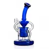 Klein Recycler Oil Rigs Cachimbos de água Beaker Bong Glass Water Bongs Smoke Glass Pipe Bubbler grande com junta de 14 mm