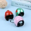 1PCS Motorcycle Helmets Key Chain Women Men Cute Safety Helmet Car Keychain Bags Hot Key Ring Gift Jewelry Wholesale G1019