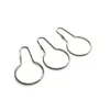 Shower Curtain Hooks Rings Bathroom Curtain Rustproof Stainless Steel Rings Hook Polished Chrome RRE12937