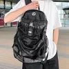 Outdoor Bags 30X45X10cm Sports Gym Basketball Backpack School For Teenager Boys Soccer Ball Pack Laptop Bag Football Net