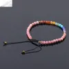 7 bracelets de chakra bruits pour femmes cristaux de 4 mm et pierres de guérison Bracelet perlé de la méditation bijoux de yoga - protection, énergie