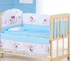 Ensembles de literie Muduo 5pcs / set Cartoon Animal bébé lit de lit de lit pour le bébé Borns Set Cotton Children's Protector Room Dec