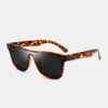 Lentes coloridas de quadro de quadro Óculos de sol elegantes óculos de proteção UV