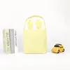 10pcs Stuff Sacks Women Canvas Easter Rabbit Decoration Plain Vertical Section Handbag Mix Color