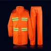 manteau de pluie orange