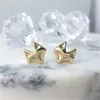 10Pair Goud zilver sierlijke kleine vossen oorbellen oorbellen schattige kattenkop gezicht oorrang noppen dieren sieraden voor vrouwen