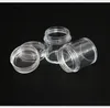 25x29MM Bouteilles d'emballage Bouteilles en acrylique avec bouchon à vis boîtes rondes de stockage pour DIY Nail Art Parfum Accessoire Bijoux perles Artisanat