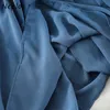 Neuploe elegante estilo francés vestidos plisados ​​mujeres otoño nuevo vintage alto cintura vestidos sexy cuadrado collar vestido largo manga larga 210423