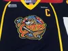 Customized Mens OHL 97 CONNOR MCDAVID Hockey INSCRIBED 'CHL ROY 2013' ERIE OTTER CCM JERSEY Road Navy Jerseys Stitched S-6XL