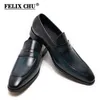 mens marrone penny mocassini
