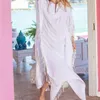 Beach Cover up Kaftans Sarong Costume da bagno s Pareos Costume da bagno Womens Swim Wear Tunica # Q630 210420