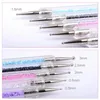 5 st Double Head Nail Art Dotting Penna för UV Gel Målning Design Kristallhandtag Rhinestones Picker Manikyr Verktyg Kit NAB013