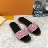 Paris Women Sandals Summer Slipper Girls Beach Slides Top Quality Sexy Slippers Metal Logo With Box XX-0027