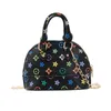 Mode Style fille Messenger sac été impression enfants sacs à main Mini fourre-tout sac à main princesse coquille sacs Portable décoration portefeuille devrait sacs G4OG7RZ