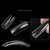 120pcs / set Full Cover Acrylic Nail Forms med skala 10 stilar Nails Art Tips Extension Gel Dual Mold