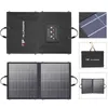 Painel solar Dobrável Células solares carregador 100 W Carregador de telefone solar 5V 2A Porta USB Panelas de solares portáteis para smartphone