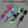 silicone hand Water pipes smoking accessories Bong Food-grade nectar titanium nail wax container