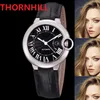 Hochwertige römische Damenuhr, mechanisch, automatisch, 36 mm, echtes Leder, Saphirglas, 316L-Edelstahlgehäuse, Armbanduhr, Geschenke, Armband, Montres de Luxe Femme