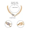 Goth Snake Necklace Women Choker Cuban Link Collares Aesthetic Animal Jewelry Gift Neck Chains Collier Femme Kolye Ketting X0509