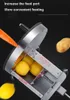 Commercial Manual Slicer Stainless Steel Slicing Machine Adjustable Thickness 0.2-10mm Fruit Vegetable Cutter Slicer