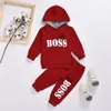 Vår höst baby pojke kläder kostymer baby tjejer kläder sätter barn kostym sweatshirts byxor 2 st Sport outfit barn set 30c3