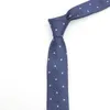 Krawat za szyję 6 cm męski krawat biznesowy Paisley pies jacquard ślubny krawat wąski klasyczny corbata decwear gravata