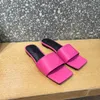 Moda-Moda Kadınsı Şehvetli Kırmızı Siyah Tasarımcı Slayt Terlik Yaz Sandalet Kapalı Kaymaz Otel Banyo Flip-Flop