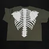 T-shirts Kapital Ny Hirata och Hiroshi Ben Print Stitching Loose Fashion Begagnade Par Short Sleeve T-shirt