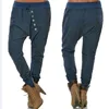 Vintage Harem Hosen Frauen Lose Turnfip Hose Streetwear Herbst Hohe elastische Taille Bigsweety Casual Damen Capris