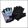 Équipement de protection Cyclisme Outdoorscycling Gants Enfants Camouflage Enfants Demi-Doigt Vélo Antidérapant Vélo Équipement D'équitation Pour Sports Dro