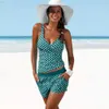 Swimwear Dot Women Swimsuit Two Piece Padded Bathing Suit High Waist Bikini Set Brazilian Biquini Beachwear XL 210722