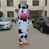 2021 Хэллоуин коров талисман костюм мультфильм молочные коровы аниме тема персонаж рождественские карнавальные вечеринки необработанные костюмы взрослых размер день рождения на открытом воздухе