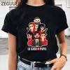 La Casa di Carta T Shirt Money Heist T-shirt da donna La Casa De Papel Stampa Tshirt Divertente Top Tee Nuovi vestiti T-shirt Donna X0628