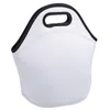 Sublimação em branco Neoprene Saco de Almoço Festa Favor Calor Transferência DIY Bolsa De Armazenamento De Snack Sacos