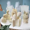 Craft Tools Portrait silicone mold creative family couple hug molds DIY aromatherapy candle plaster decoration mold9341