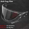 Motorcycle Visor Anti Fog Moto Accessories SHOEI Helmets Lens Film for X14 CW-1 CWR-1 CNS-1 CNS-3 CWRF CWF1