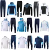 2021 Herren Fußball Trainingsanzug Full Zip Jacke Hoodie 20 21 Football Training Anzug Jogging Surveetement de Foot Chandal de Futbol