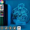 Manga Led Light Team 7 Naruto Sasuke Kakashi Sakura Kids Bedroom 3d Nightlight Atmosphere Lamp6268246