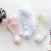 Leggings tights söta baby flickor andningsbara strumpor vårens höst småbarn spädbarn söt stil knähög band båge midcalf len4965565