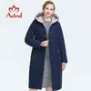 Astrid الشتاء وصول أسفل سترة المرأة ملابس خارجية عالية الجودة الملابس فضفاضة مع معطف الشتاء هود AM-2674 211216