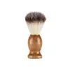 Badger Hair Men039s blaireaux de rasage pour Salon de coiffure pour hommes, appareil de nettoyage de la barbe du visage, outil de rasage, brosse de rasoir avec manche en bois fo4227832