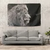 Lion Drapeau Bannière Pop Art Peinture Décoration de La Maison Drapeaux Suspendus 4 Oeillets dans Les Coins 3 * 5FT 96 * 144CM Inspirational Wall Decor