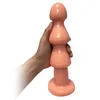 NXY Dildos Analleksaker Stor Bakgård Pearl Pagoda Plugg för män och kvinnor Onanienhet Krysantemum Massage Kul Expansion Vuxenprodukter 0225