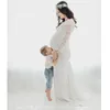 Lace Top Maternity Photography Props Dresses For Pregnant Women Clothes Maternity Dresses For Photo Shoot Pregnancy Dresses