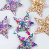 Dangle Chandelier Brand Fashion 2021 Big Exaggerated Shiny Star Drop Earrings For Women Large Rhinestone Metal Statement Gift5170654