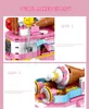 12 in 1 Montage Eiswagen Auto Van Kits Modell Bausteine Ziegel Spielzeug für Mädchen