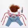 Cat Costumes Pet Dog Halloween Clothes Dogs Holding A Knife Costume Novelty Funny Party Christmas Cosplay Apparel Supplies