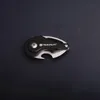 New Arrival Claw Folding Knife 440C Satin Blade Aluminum Handle EDC Pocket Knives With Bottle Opener And Plastic Box Package